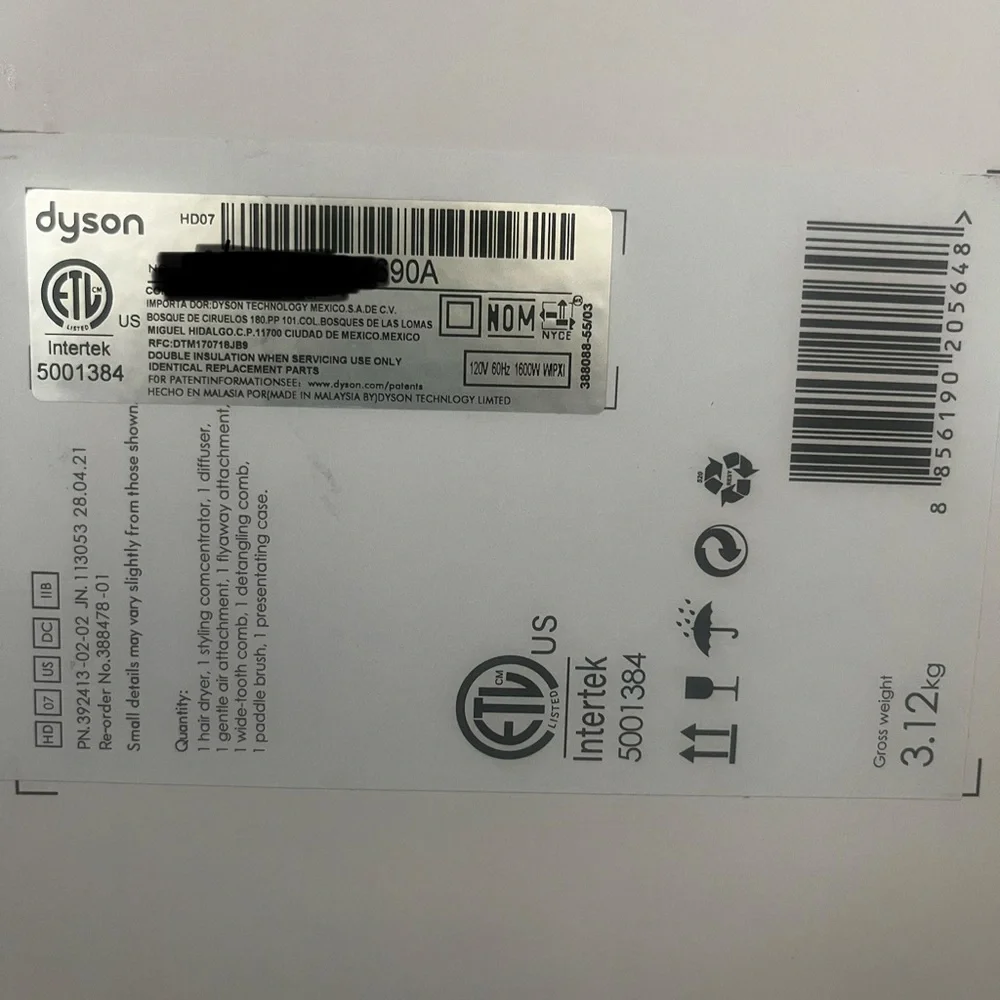 Dyson Supersonic Hair Dryer Complete Set w/ Presentation Case – BRAND NEW LE - Picture 4 of 4
